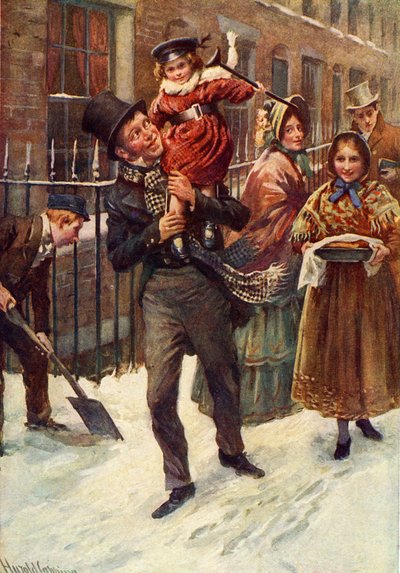 Un cuento de Navidad de Charles Dickens de Harold Copping